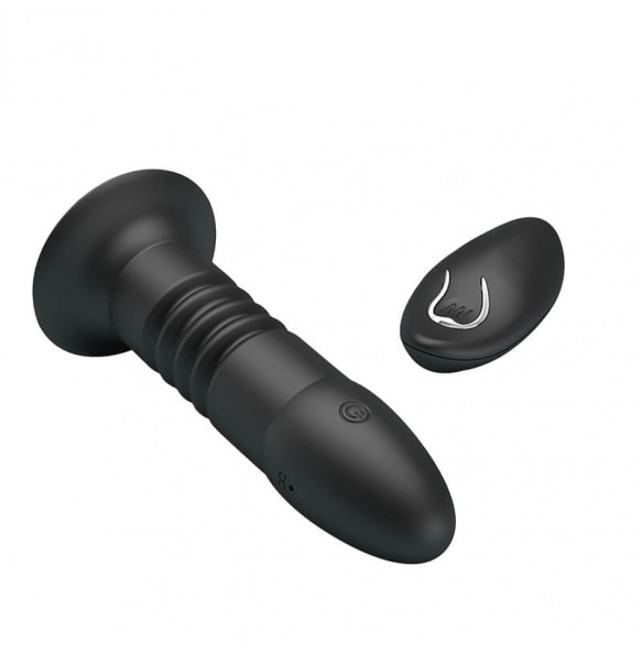 MR PLAY - Thrusting Vibrating Anal Plug (Wireless Remote - Chargeable)